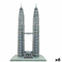 Puzzle 3D Colorbaby Petronas Towers 27 x 51 x 20 cm (6 Sztuk)