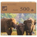 Układanka puzzle Colorbaby Elephant 500 Części 6 Sztuk 61 x 46 x 0,1 cm