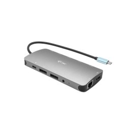 USB-C Metal Nano Stacja Dokująca 3x Display 2x DP 1x HDMI LAN Power Delivery 100 W