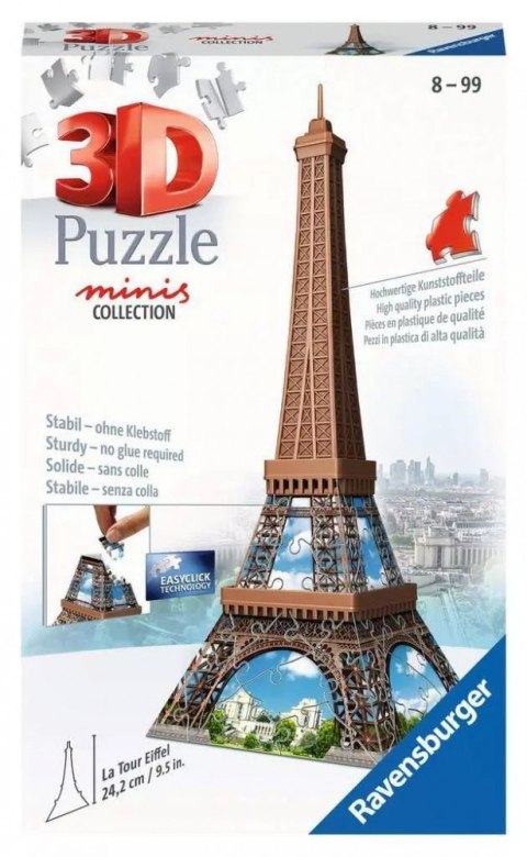 Puzzle 54 elementy 3D Mini Budynki Wieża Eifla