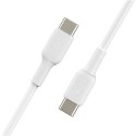 Kabel Booster Charge USB-C/USB-C PVC 2m, biały