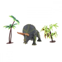 Dinozaur światło, dźwięk, Triceratops zielony