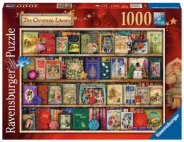 Puzzle 1000 elementów Świąteczna biblioteczka