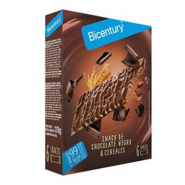 Baton Energetyzujący Bicentury Snack Chocolate Negro Zboża (6 uds)