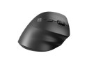 Mysz bezprzewodowa wertykalna Crake 2 2400 DPI Bluetooth 5.2 + 2.4GHz Czarna