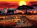 Malowanka CreArt Krajobraz afrykański