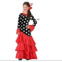 Kostium dla Dorosłych Flamenca Czarny Czerwony Hiszpania - 3-4 lata