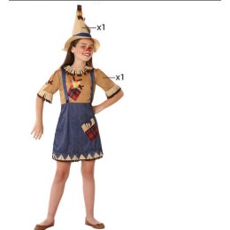 Kostium dla Dzieci Brązowy Strach na Wróble Fantazja - 5-6 lat