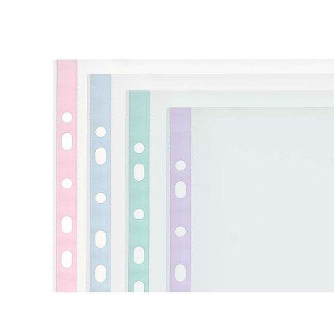 Obudowy Pincello Niebieski Czerwony Kolor Zielony Fioletowy Wielokolorowy A4 Plastikowy 25 x 0,5 x 31 cm (48 Sztuk)