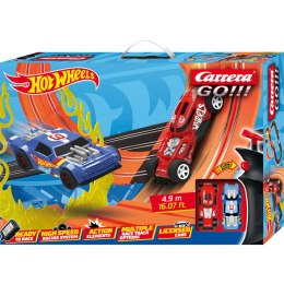 Tor wyścigowy Carrera-Toys GO!!! Hot Wheels 4.9 4,9 m 2 samochód