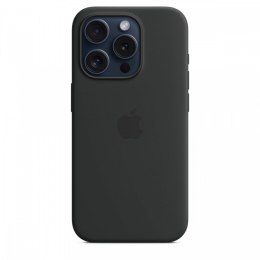 Etui silikonowe z MagSafe do iPhonea 15 Pro - czarne