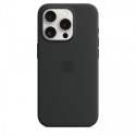 Etui silikonowe z MagSafe do iPhonea 15 Pro - czarne