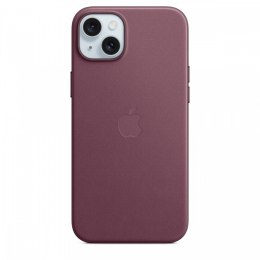Etui z tkaniny FineWoven z MagSafe do iPhonea 15 Plus - rubinowa morwa