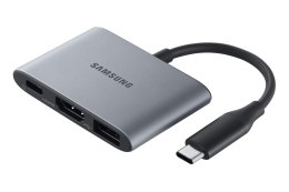 Samsung Multiport Adapter (USB-A,HDMI,TYPE-C), Gray