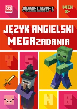 Książeczka Minecraft. Język angielski. Megazadania 8+