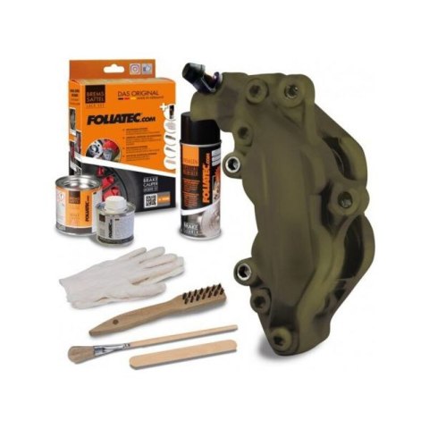 Zestaw do malowania Foliatec RACING Zaciski Hamulcowe (3 pcs) - Czerwony