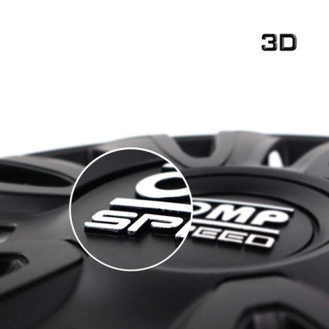 Kołpaki OMP Magnum Speed Czarny 13" (4 uds)