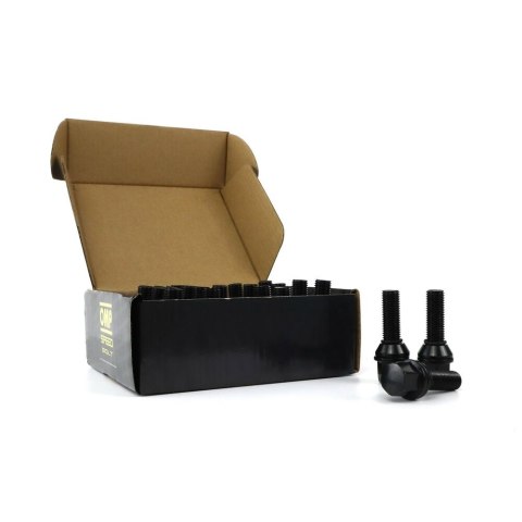 Set Nakrętki OMP 27 mm Czarny 20 uds M12 x 1,25