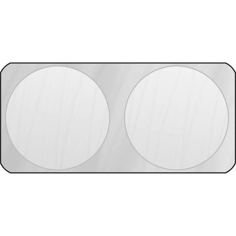 Parasol INT41116 Srebrzysty 150 x 80 cm