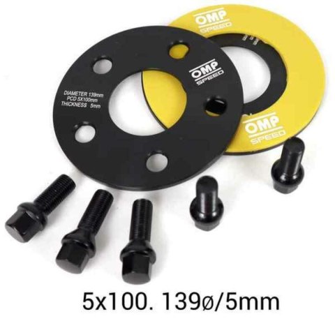 Zestaw Dystansów OMP OMPS08420501 5X100 57,1 M14 x 1,50 5 mm