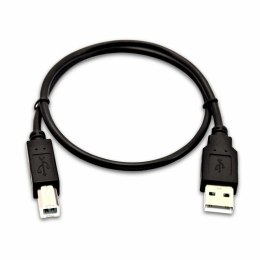 Kabel USB A na USB B V7 V7USB2AB-50C-1E Czarny