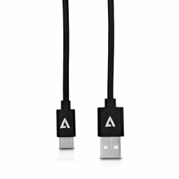 Kabel USB A na USB C V7 V7U2AC-2M-BLK-1E Czarny