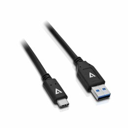 Kabel USB A na USB C V7 V7U2C-1M-BLK-1E Czarny 1 m