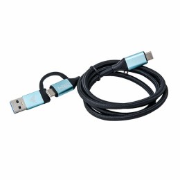 Kabel USB C i-Tec C31USBCACBL Niebieski Czarny Czarny/Niebieski 1 m