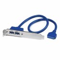 Kabel USB Startech USB3SPLATE IDC Niebieski