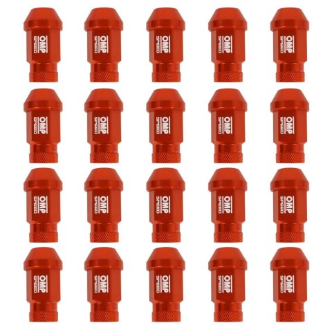 Set Nakrętki OMP Pomarańczowy 40 mm 20 pcs M12 x 1,50