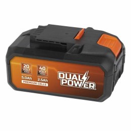 Akumulator litowy Powerplus Dual Power Powdp9037 20 V 2,5 Ah 5 Ah Litio Ion 40 V