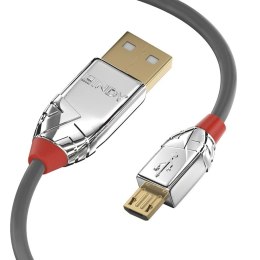 Kabel Micro USB LINDY 36651 Szary