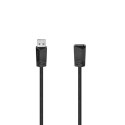 Kabel z rozgałęźnikiem USB Hama 00200619 1,5 m Czarny