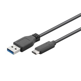 Kabel USB A na USB C EDM Czarny 1 m