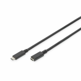 Kabel USB-C Digitus AK-300210-015-S Czarny 1,5 m