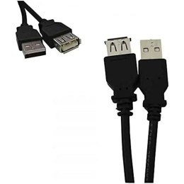 Kabel USB EDM Czarny 5 m