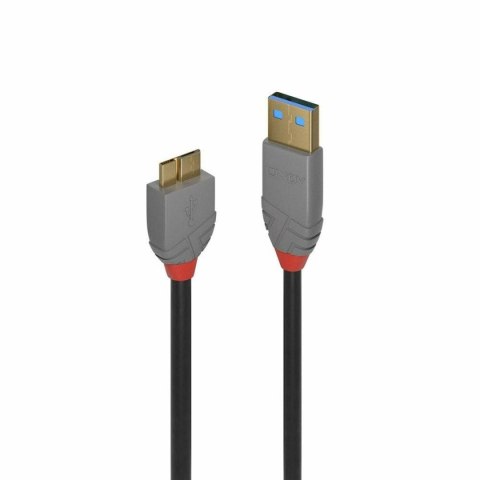 Kabel USB LINDY 36765 Czarny 50 cm (1 Sztuk)