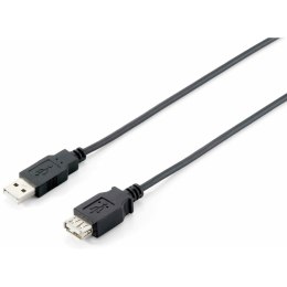 Kabel z rozgałęźnikiem USB Equip 128852 Czarny 5 m