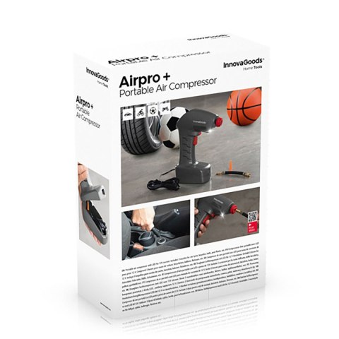 Przenośny kompresor powietrza LED Airpro+ InnovaGoods