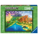 Układanka puzzle Minecraft Ravensburger 17189 World of Minecraft 1500 Części