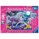 Układanka puzzle Ravensburger 12980 Jednorożec Brokat XXL 100 Części