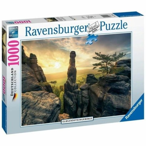 Układanka puzzle Ravensburger 17093 Monolith Elbe Sandstone Mountains 1000 Części