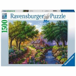 Układanka puzzle Ravensburger 17109 Cottage By The River 1500 Części