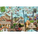 Układanka puzzle Ravensburger 17118 Big Cities Collage 5000 Części