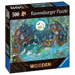 Układanka puzzle Ravensburger 17516 Fantasy Forest Drewno 500 Części