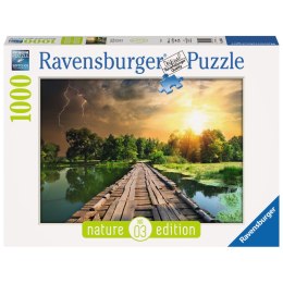Układanka puzzle Ravensburger 19538 The Wooden Footbridge 1000 Części
