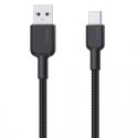 CB-NAC1 nylonowy kabel USB C - USB A | 1m | 3A | 60W PD | 20V
