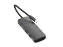 LINQ HUB USB-C 7IN1 TRIPLE DISPLAY MST (HDMI, DISPLAY & MINI DISPLAYPORT DP1.4, VGA, 2XUSB-A 2.0, USB-C PD100W DO ZASILANIA)