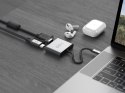 LINQ HUB USB-C ADAPTER 4IN1 (1X HDMI 2.0 4K/60HZ, 1X VGA 2K/60HZ, 1X USB-A 3.2 GEN1, 1XUSB-C PD 100W DO ZASILANIA),15CM KABEL