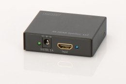 Rozdzielacz/Splitter HDMI 2-portowy, 4K 30Hz UHD 3D, HDCP 1.3, audio